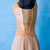 Платье для выпускного бала, вечера -  Абрикосовое платье с сумочкой
