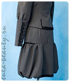 Ателье Юлии Тихоновой - Женский костюм - Серый костюм с пышной юбкой