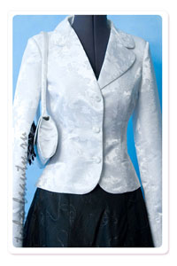 Черно-белый костюм - Женский костюм