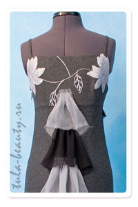 Серый сарафан - Женское платье